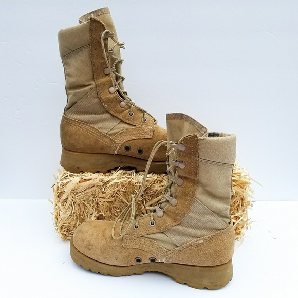 khaki tactical boots